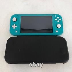 Nintendo Switch Lite Turquoise 32GB Very Good Condition Handheld + Case