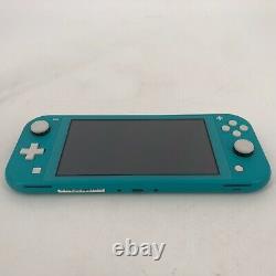 Nintendo Switch Lite Turquoise 32GB Very Good Condition Handheld + Case