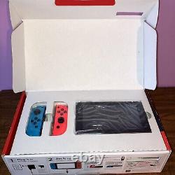 Nintendo Switch Neon Red and Neon Blue Good Condition