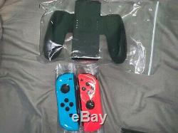 Nintendo Switch Neon Red and Neon Blue Joy-Con Console 32GB Used Good Condition