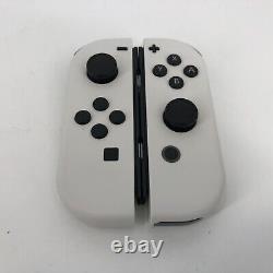 Nintendo Switch OLED 64GB White Very Good Condition with Dock + Cables + Game