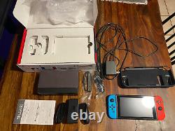 Nintendo Switch Updated 32GB Neon Red/Blue Console (Used) Very Good Condition