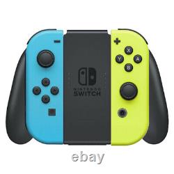 Nintendo Switch V1 32GB Neon Blue / Neon Yellow Good Condition