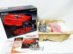 Nintendo Virtual Boy 3D Display Game Console System Japan Very Good Condition