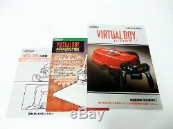Nintendo Virtual Boy 3D Display Game Console System Japan Very Good Condition