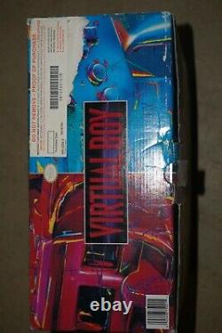 Nintendo Virtual Boy System Console Complete in Box #218 GOOD Shape