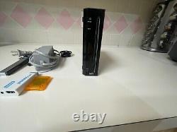 Nintendo Wii Console Black Used (Good Condition) with HDMI converter & cord