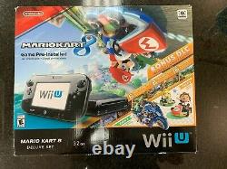 Nintendo Wii U Mario Kart 8 Deluxe Set 32GB Console Good condition