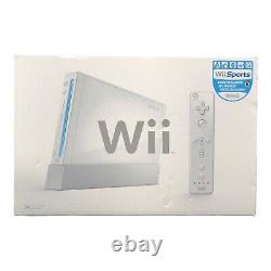Nintendo Wii White Console with Wii Sports & Box Included Very Good Condition