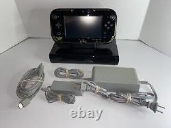 Nintendo wii u zelda edition Console With Cables (Tested) Good Condition