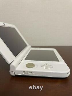 Nintendo3DS LL XL with MarioBros 2 mint& white used good condition Japan