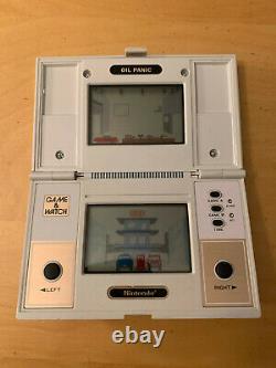 Oil Panic (OP-51) Nintendo Game & Watch in Good Condition, Untested