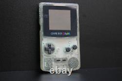 Original Nintendo Game Boy Color System Clear Ice Import