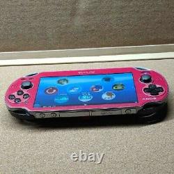 PS Vita PCH-1100 Cosmic red 3G Wi-Fi Mode Good condition free shipping