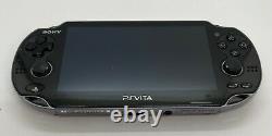 PS Vita with Box PCH-1000/1100 Black Model OLED Wi-Fi/3G Used Good Condition
