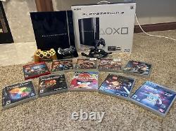 PS3 Fat Console 80gb Good Condition With 9 Games and 3 Controllers