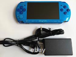 PSP 3000 Marine Blue Very Good condition OEM Japan Import US Seller