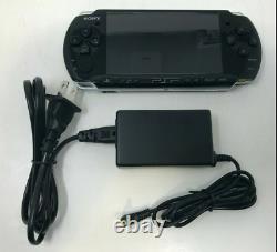 PSP 3000 Piano Black GOOD CONDITION OEM Japan Import US Seller TESTED