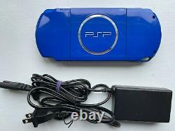 PSP 3000 White and Blue Rare Very Good condition OEM Japan Import US Seller