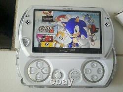 PSP GO White SONY with Power Supply Good Condition With a lot of games