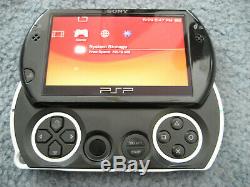 PSP Go Black Slim Handheld Console Very Good Condition