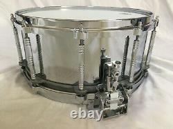 Pearl free floating system steel shell 14 x 6.5 inch good condition made in JPN
