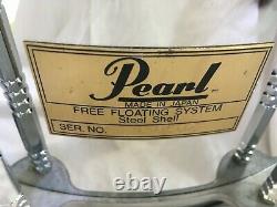 Pearl free floating system steel shell 14 x 6.5 inch good condition made in JPN