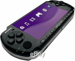 Piano Black PSP 3000 Core Pack System Handheld Game Player Good Condition