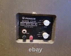 Pioneer Cs-99 Vintage Speaker System 1971 Good Condition Free Shipping