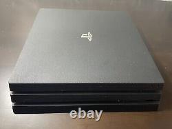 Play Station 4 Pro 1TB- Black, Good Condition, With 2 Controls, including 2 game