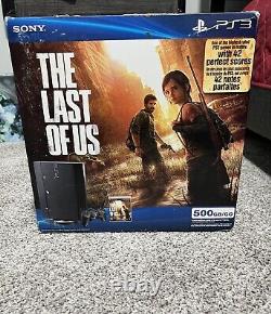 PlayStation 3 PS3 500GB The Last Of US Bundle Super Slim Very Good Condition