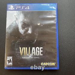 PlayStation 4 PS4 Pro 1TB Black Console Good Condition includes RE Village