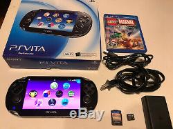 PlayStation PS Vita-1001 Oled Black 3.68 FW Good Condition In Box Game And 4gb