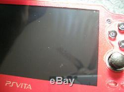 PlayStation PS Vita OLED 1000 Cosmic Red 3.60 FW Good Condition