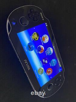 PlayStation PS Vita OLED PCH-1001 FW 3.73 With Charger, 8GB Card -Good Condition
