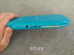 PlayStation PS Vita Slim LCD 2000 Aqua Blue 3.60 FW Good Condition