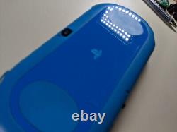PlayStation PS Vita Slim LCD 2000 Aqua Blue Good Condition