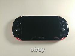 PlayStation PS Vita Slim LCD 2000 Black Pink Good Condition