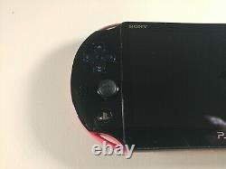 PlayStation PS Vita Slim LCD 2000 Black Pink Good Condition