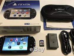 PlayStation PS Vita Slim Pch-2001 In Box Disgaea 3 Good Condition Carrying Case