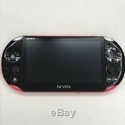 PlayStation Vita Wi-Fi model Pink / Black PCH-2000 ZA15 Sony Used GOOD CONDITION