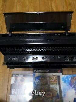 PlayStation3 CECHA00 Black 60GB with 3game 1controllers Good condition NTSC-J