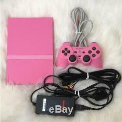 Playstation 2 Console Pink PS2 Japan GOOD CONDITION With Original ControlIer