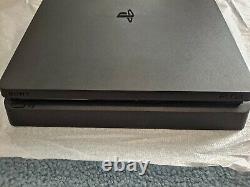 Playstation 4 Slim Black Console (All Relevant Cables Included) (Good Condition)