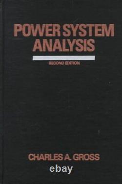 Power System Analysis, Hardcover by Gross, Charles A, Used Good Condition, F