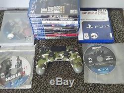 Ps4 22 Games 1 New And 2 Controllers Hdmi Cord Good Condition Fast Shipping