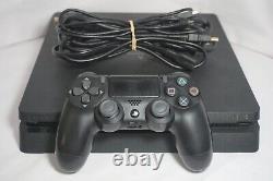 (RI4) Sony PlayStation 4 Slim 500GB Black Console Very Good Condition