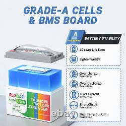 Redodo 12V 100Ah LiFePO4 Lithium Battery for RV Solar Used Good Condition