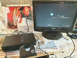 Retro Boxed Sony Playstation 2 Bundle PS2 Fat Working Good Condition Used