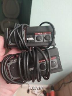 SEGA Master System Video Game Console Used Two Controllers Good Condition